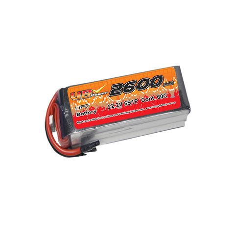 2600mah 60c 6s 22.2v Rc Model Battery - China Wholesale Rc Model ...