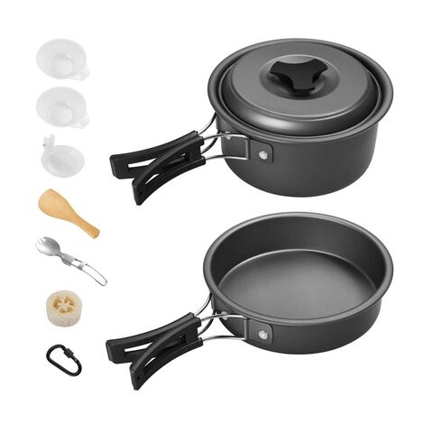 Autres produits de camping et de randonnée, pot ultraléger en titane, poêle, batterie de cuisine en titane pur, ustensiles de cuisine de camping en plein air