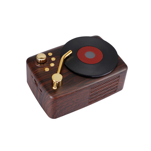 Haut-parleur Bluetooth Noir Atomique Rétro-Chic Élégant avec Multi-Connectivité pour un Style de Vie Urbain Moderne - Design Tendance et Son Supérieur for sale at factory direct price