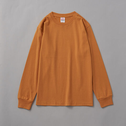 Übergroßes Langarm-T-Shirt aus 100 % Baumwolle mit geripptem Kragen, 230 g/m² Stoff für individuellen Druck im Großhandel