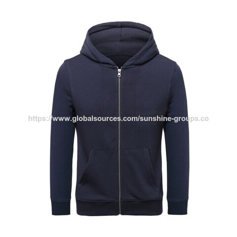 Sweat-shirt à capuche zippé pour homme, vêtements de sport décontractés en gros for sale at factory direct price