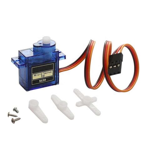 محرك سيرفو صغير Micro Classic Tower Pro SG90 بوزن 9 جرام، 1.6 كجم، 4.8 فولت - 6 فولت لطائرة هليكوبتر RC 450، سيارة، قارب، طائرة ثابتة الجناح، طائرة بدون طيار