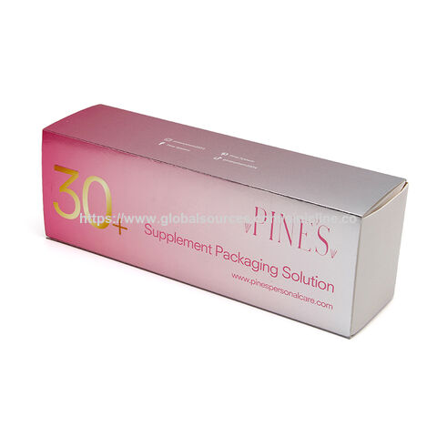 Caja de Papel Deslizable Personalizada para Mascarillas Faciales, Caja de Regalo con Estampado Dorado y Relieve
