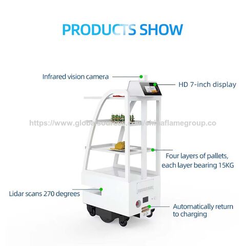 Nuevo Robot de Entrega de Comida para Restaurantes Necesita Camarero Robótico Robot Inteligente Máquina de Autoservicio for sale at factory direct price