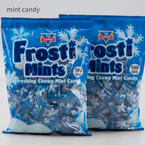Bonbons Mâchables Gingembre Doux, Citron et Menthe, Sachets de Dessins Animés de 3g, Bonbons au Sirop de Glucose OEM, Durée de Conservation de 24 Mois
