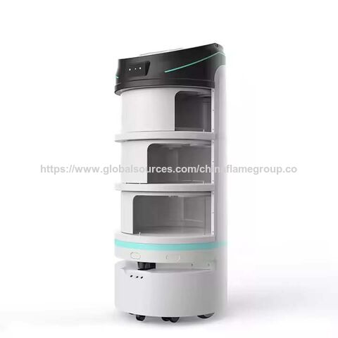 Robot Camarero Inteligente con Navegación Automática a Precio de Fábrica para Entrega de Comida en Hospitales con Control Remoto for sale at factory direct price