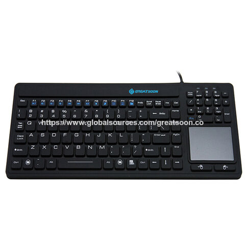Fabricant OEM ODM Clavier en Caoutchouc de Silicone Étanche avec Pavé Tactile