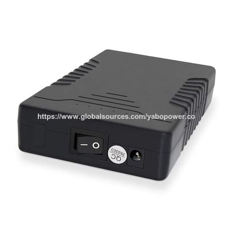 YABO Batería Recargable de Iones de Litio 12V 6000mAh para Luces LED, Cámaras de Seguridad y Dispositivos Alimentados por CC