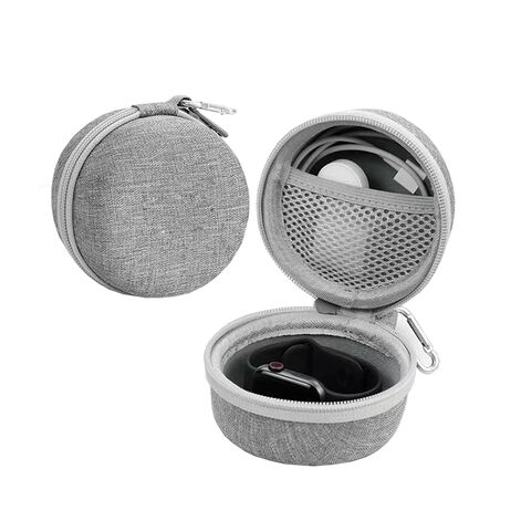 Estuche para Reloj Redondo de EVA, Organizador, Estuche con Cremallera, Bolsa para Relojes de Viaje para Hombre, Protector, Logotipo Personalizado, Impermeable, Bolsillo de Malla