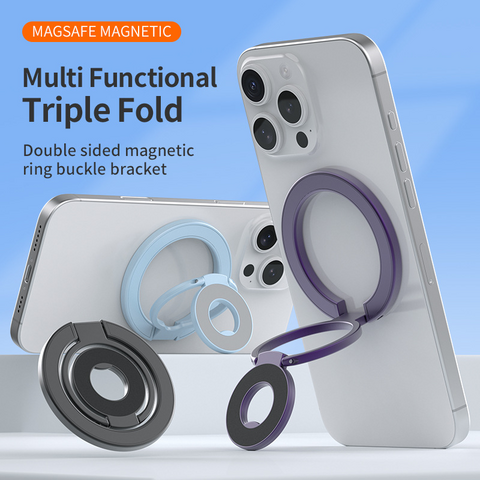 Support de Bague de Doigt de Téléphone Mobile Pliable Personnalisé Super Résistant de Haute Qualité