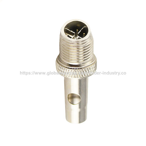Conector macho moldeable M12 con código X para aviación, 8 pines, con blindaje for sale at factory direct price