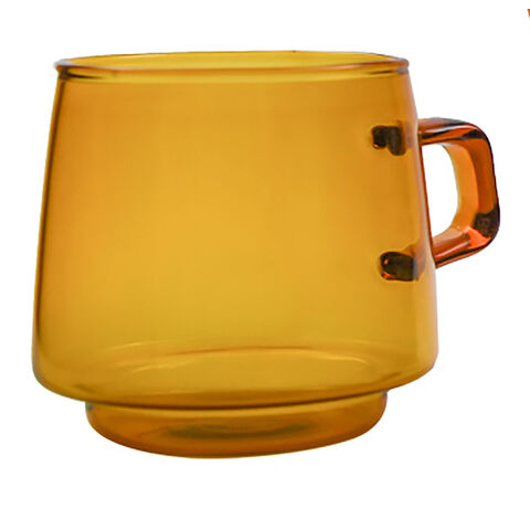 Cafetière en verre de 500 ml en gros avec tasses en verre de 360 ml pour une utilisation familiale, les fêtes et le bureau au quotidien