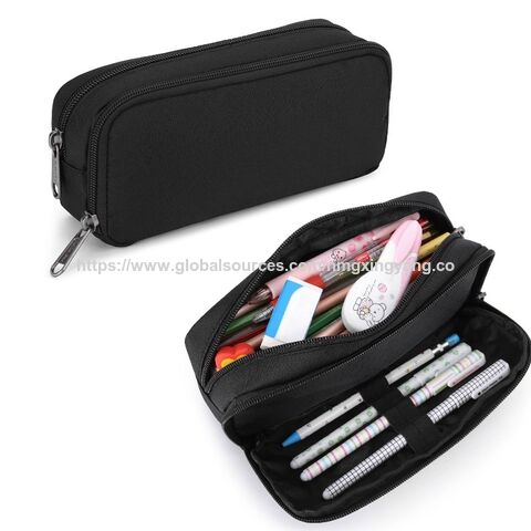 Estuche escolar de gran capacidad para estudiantes, bolso de papelería sencillo y moderno para hombres y mujeres, cartuchera ligera y portátil for sale at factory direct price