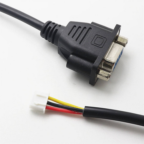Kundenspezifisches dreiadriges serielles Port-Terminalkabel DB9 Stecker auf PH2.0/XH2.54 Mainboard VGA-Kabel