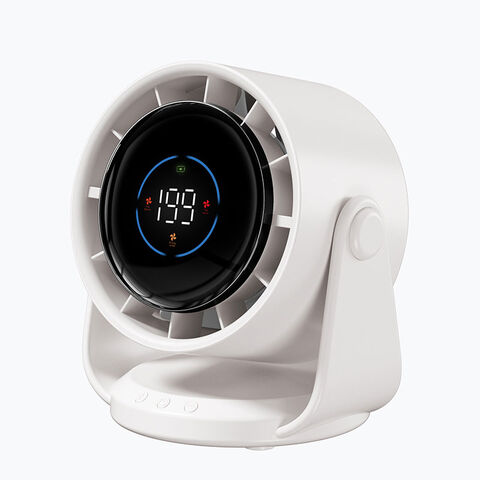 Tragbarer Sommer-Ventilator mit Luftkühlung, 4000mAh Akku, Wandmontage, Mini-Tischventilator, ultradünn für Büro - Sommer-Sonderangebot