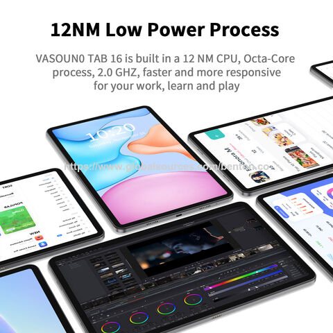 Durable 12" 4G LTE Android 13 Tablet PC with 2K Screen, 8GB RAM, 256GB ROM, and Reinforced Keyboard for Students for sale at factory direct price