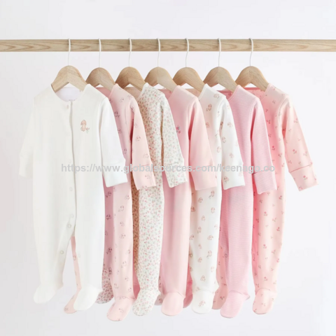 Pijama Entero Unisex para Bebé Recién Nacido de la Mejor Calidad - Mameluco con Pies para Bebés y Niñas