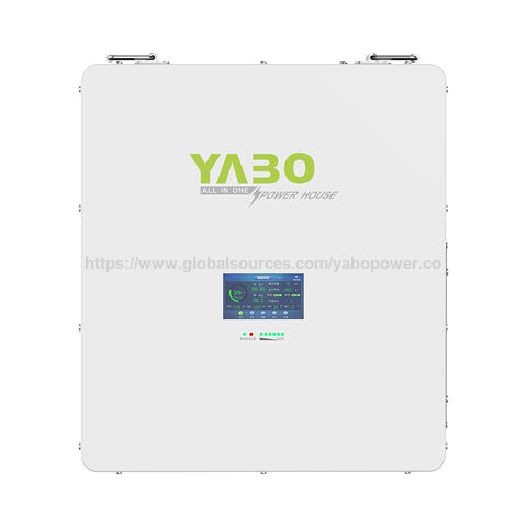 YABO 48V 100Ah LiFePO4 Solarbatterie, Hocheffizient, Lange Lebensdauer, Wandmontage