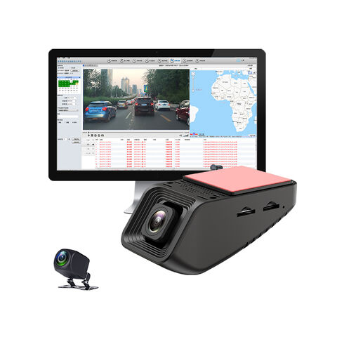 Caméra Embarquée à Double Lentille avec Communication Bidirectionnelle, Vision Nocturne HD, Enregistrement HD1080P, WiFi Mobile, GPS 4G pour Voiture, Support de Gestion de Flotte CMSV6