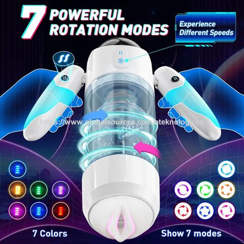 Male Sex Toys Cock Pump Male Stroker Hands Free Masturbators Male Sex Toy  With 4 Thrusting & 7 Rotation Modes Sex Toy For Men - Buy China Wholesale Male  Masturbator $23.2