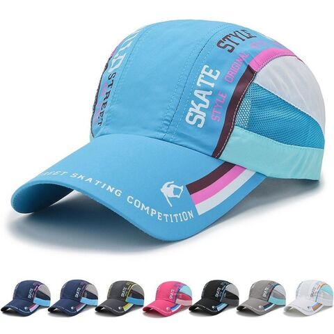 Sommerlich bedruckte, schnell trocknende Baseballkappe für Outdoor, vollflächig bedruckter Wanderhut, Sport-Sonnenhut, atmungsaktive Schirmmütze mit Entenschnabel