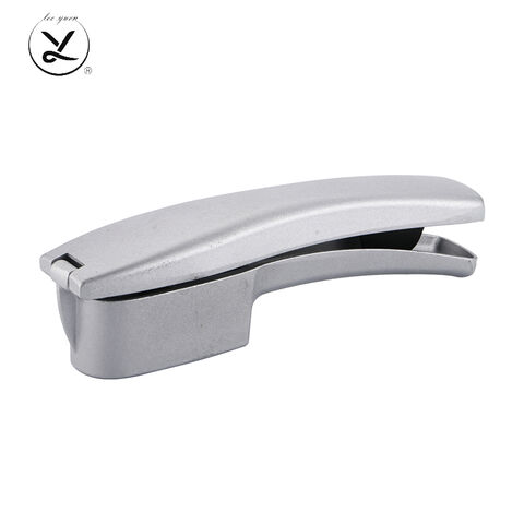 Doppelzweck-Knoblauchpresse aus Aluminiumlegierung, Knoblauchpüree, Knoblauchpaste, Knoblauchscheiben, Ingwerscheiben, Schneide- und Knoblauchschäler for sale at factory direct price