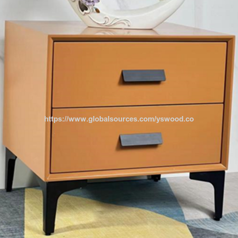 Mesita de Noche Moderna de Laca de Alta Calidad para Dormitorio for sale at factory direct price