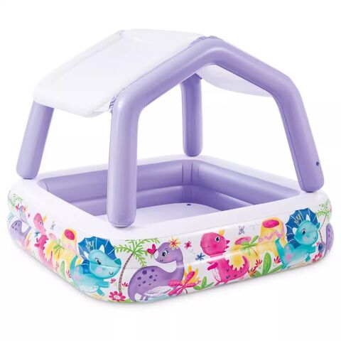Piscine gonflable avec toboggan à huit figurines de dinosaures, piscine à sable avec jet d'eau et piscine à balles océaniques - Vente en gros for sale at factory direct price