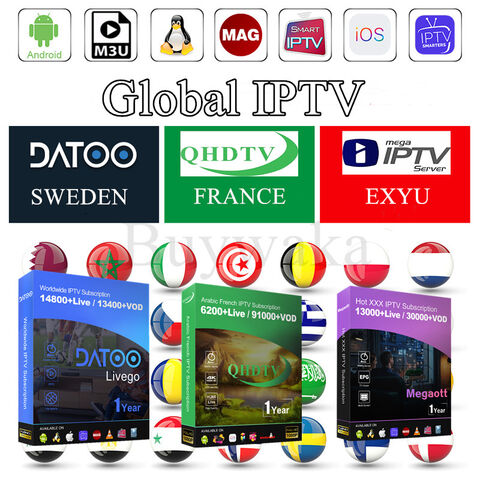 Worldwide Iptv 4k Subscription Megaott Datoo Qhdtv Stable Iptv Reseller ...