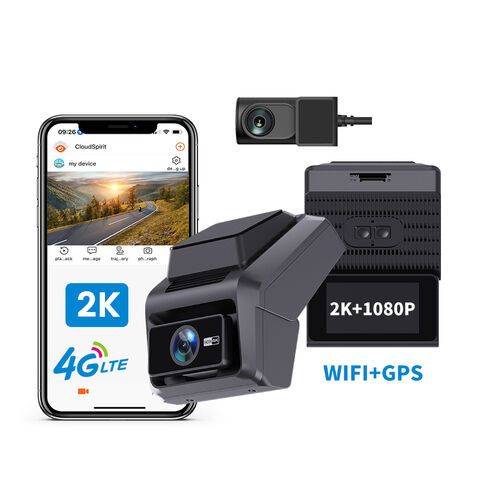 Dual Lens 2k Mini 4g Car Camera With Night Vision Wifi Gps Tracking ...