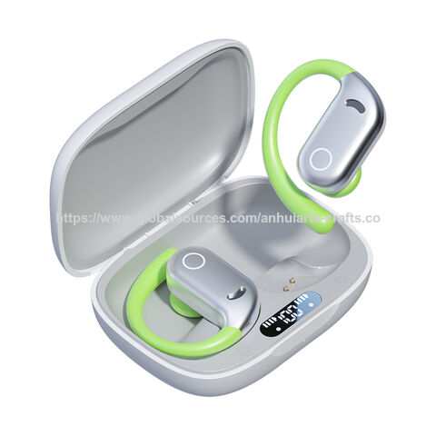 ETEK Waterproof LED Display Earphones, Bluetooth 5.4 , 50mAh earphone cell + 300mAh case (protective board), F14.2 speaker for sale at factory direct price