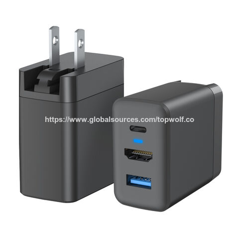 Adaptador de CA HONSON Switch2 USB 3.0 de Carga Rápida con Puerto HDMI 4K 60Hz/Enchufe US for sale at factory direct price