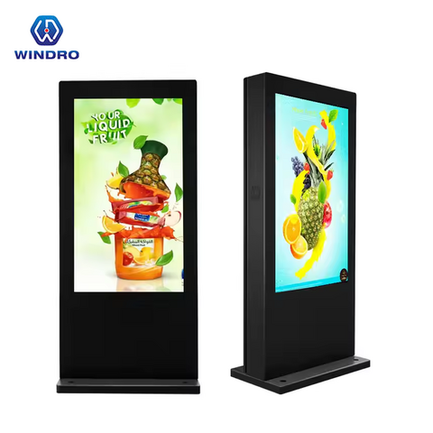 Horizontal Parallel Display Oem 55 65-inch Ip65 Waterproof Floor Standing Horizontal Lcd ...