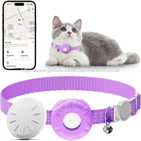 Waterproof Pet Tracker for Cats, Cat GPS Tracker Collar with Safety Elastic Buckle for sale at factory direct price
