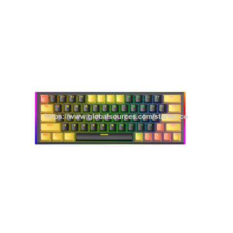 60% Mini Mechanical Keyboard With Backlit, Suspending Keycaps ...