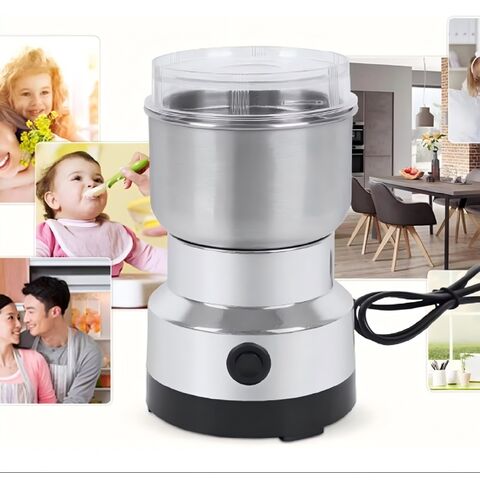 Elektrische Kaffeemühle Küchenmaschine Getreide Nüsse Bohnen Gewürze Getreidemühle Multifunktions-tragbarer Mixer Entsafter