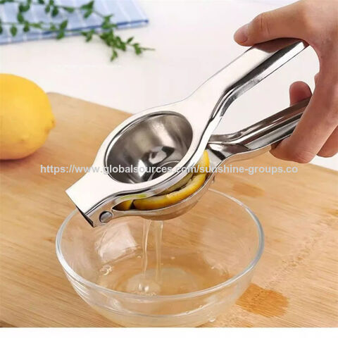 Exprimidor manual de limones de acero inoxidable para el hogar, exprimidor pequeño, exprimidor de limones for sale at factory direct price