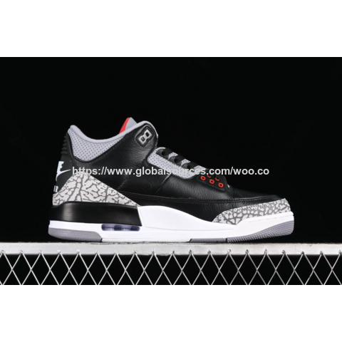 Chaussures de sport Air Jordan 3 "Black Cement" - Chaussures de basketball de haute qualité for sale at factory direct price