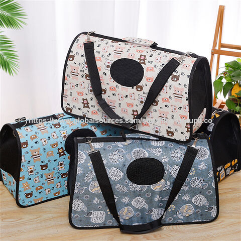 Katzenrucksack Pipitao, mehrfarbig und mit verschiedenen Mustern, multifunktionale, tragbare Haustiertasche aus Oxford-Gewebe für Ausflüge for sale at factory direct price