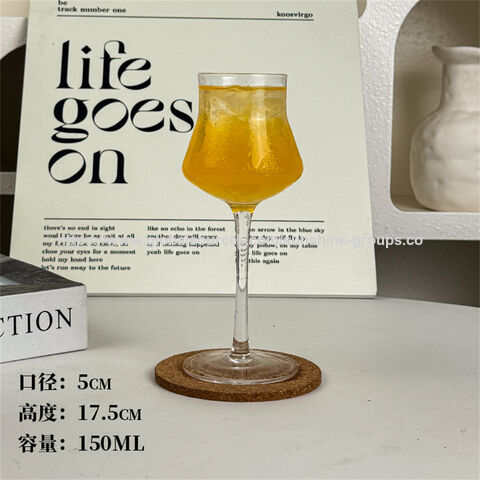 Verre à cocktail de style japonais - Gobelet en verre pour professionnels de l'hôtellerie et de la restauration