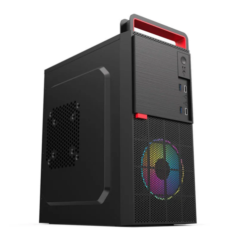 Custom Mini Itx Mid Tower Metal Office Pc Gaming Computer Case Game ...