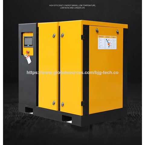 Compresseur d'air à vis à fréquence variable à aimant permanent / Compresseur d'air / Compresseur d'air à économie d'énergie