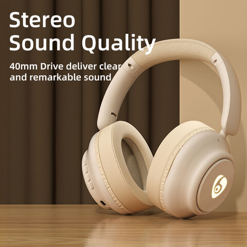 Auriculares Bluetooth con Cancelación Activa de Ruido (ANC) Ovleng FF93, Audífonos Inalámbricos Estéreo HiFi