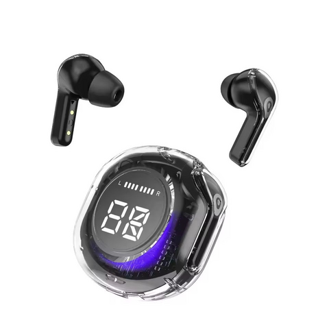 Headphone Air39 TWS Stereo Airbuds Kristal Transparan Earphone Nirkabel Pro Tampilan Digital - Penawaran B2B