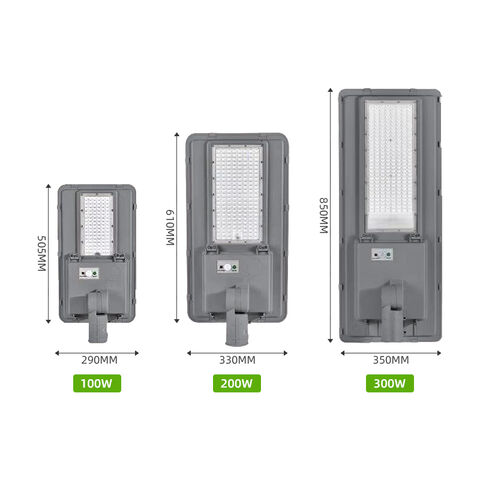Luminaria LED Solar Integrada Todo en Uno IP65 para Exteriores, Carreteras y Calles, con Sensor de Movimiento