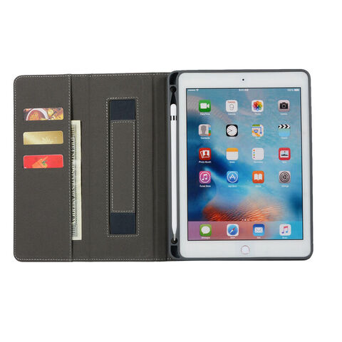 Étui universel 10 pouces pour tablette avec dragonne, housses folio pour iPad et téléphones
