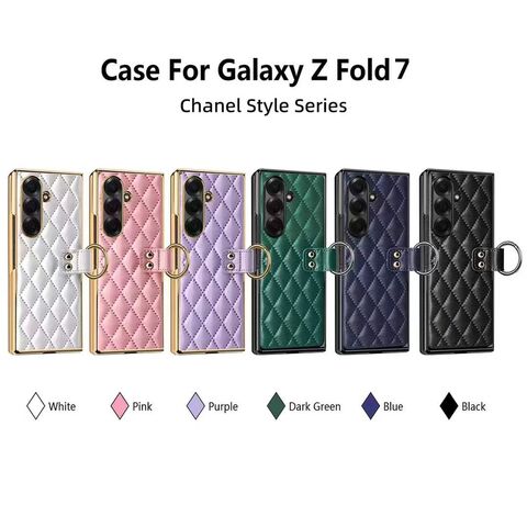 Capa protetora de luxo com novos materiais e proteção total para Samsung Galaxy Z Fold7