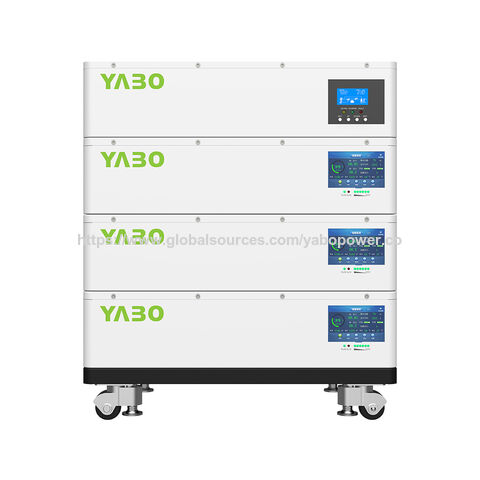 Batería Solar Apilable YABO 48V 200Ah con BMS de Ecualización Activa para Sistemas a Gran Escala - Batería de Litio para Energía Solar for sale at factory direct price