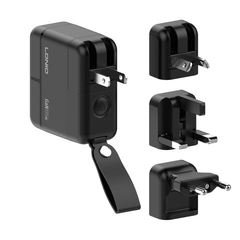 Ldnio Q2618 65W شاحن سريع متعدد المنافذ USB GaN مادة OEM ODM وكيل بيع بالجملة نوع C شاحن هاتف محمول للسفر