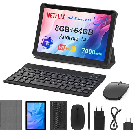C&q 10 Inch Android 15 Tablet 8-core 8gb Ram 64gb Rom Face Unlock Otg ...